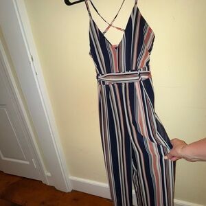 Striped Multicolor Jumpsuit
